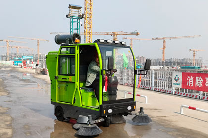 北京城建北方建设购入莱特LT-G26型扫地车 以智能清洁赋能高质量发展